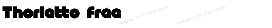 Thorletto (free)字体转换